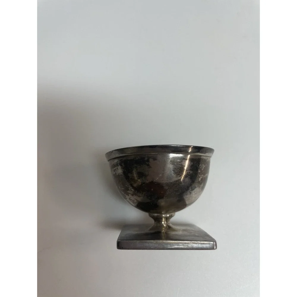 Vintage Mermod Jaggard & King Sterling Silver Footed Salt Cellar
